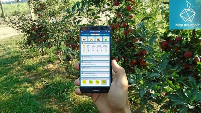 Agroinnovations: A mobile app which helps apple growers around the world